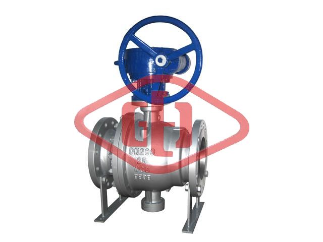 Worm wheel Float Flange ball valve