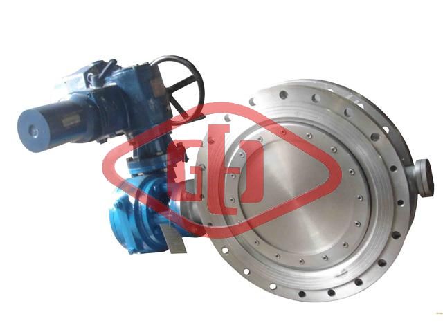 Electric actuator flange butterfly valve
